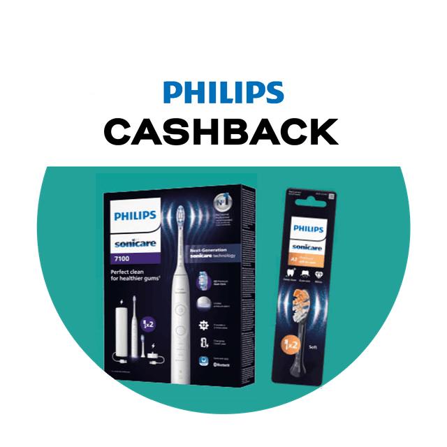 Philips - Electric toothbrush - Philips CL Cashback campaign circle