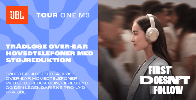 JBL Tour One M3 headphones top banner