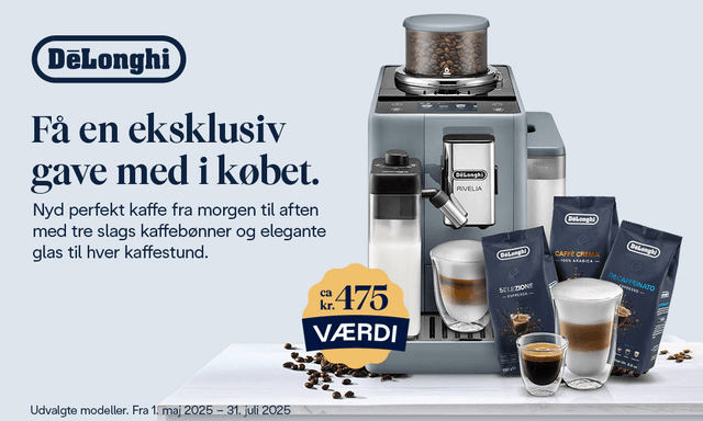 SDA - Coffee - Delonghi coffee machine campaign banner