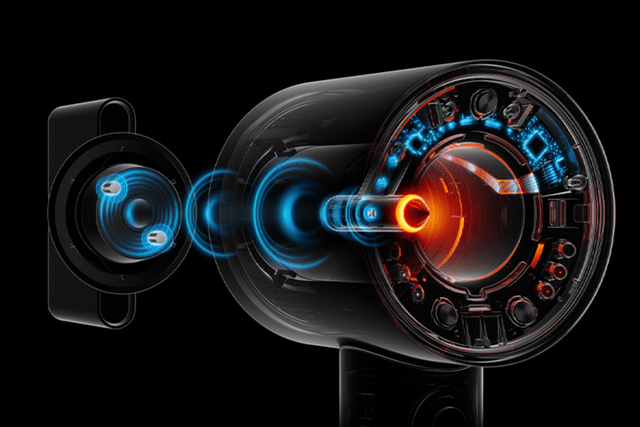 Dyson Nural™ -hiustenkuivaaja ja lisäosan asetusten oppiminen kuvitettuna