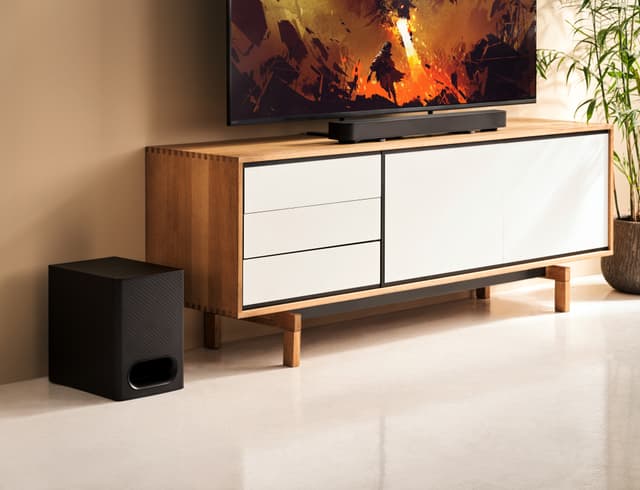 Sony BRAVIA Theatre System 6 – Bakre högtalare och subwoofer