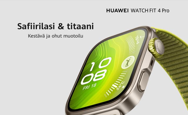 Huawei Watch Fit 4 Pro – valmistettu kestävistä materiaaleista