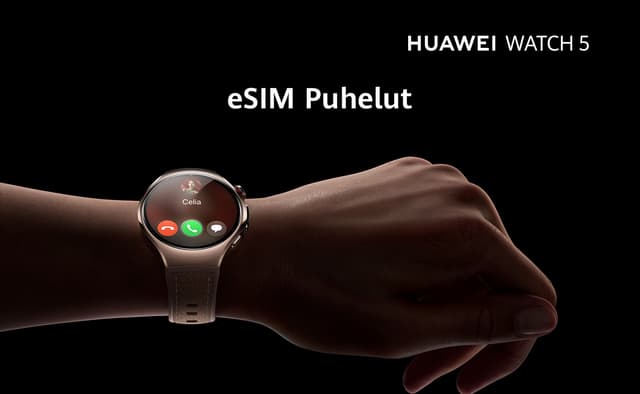 Huawei Watch 5 – Älykäs eSIM-kokemus