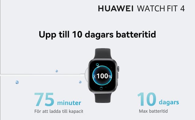 Huawei Watch Fit 4 – Up to 10 days of Battery Life