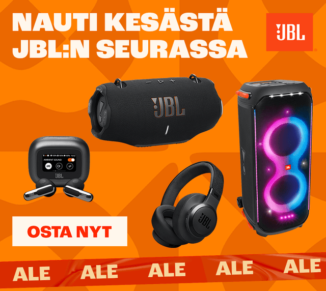 Nauti kesästä JBL:n seurassa. Osta nyt