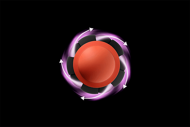 Dyson Airwrap™ multi-styler and its coanda effect being illustrated