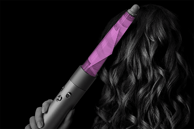 Airwrap™ multi-styler and close-up of its Conical barrel