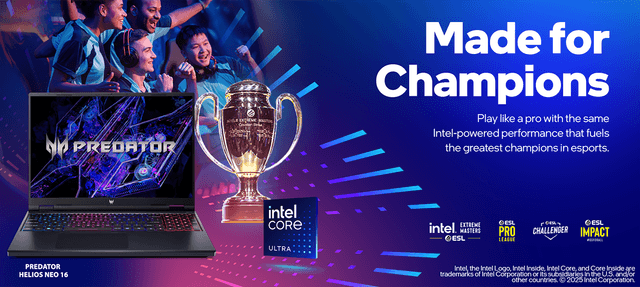 Intel ESL gaming -pelaaminen