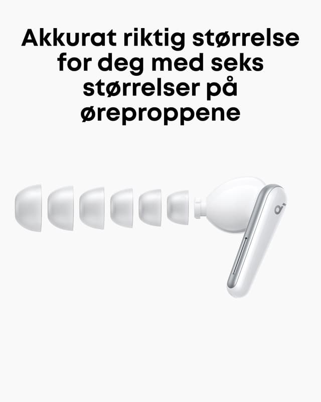 Soundcore Liberty 5 med 6 øretupper