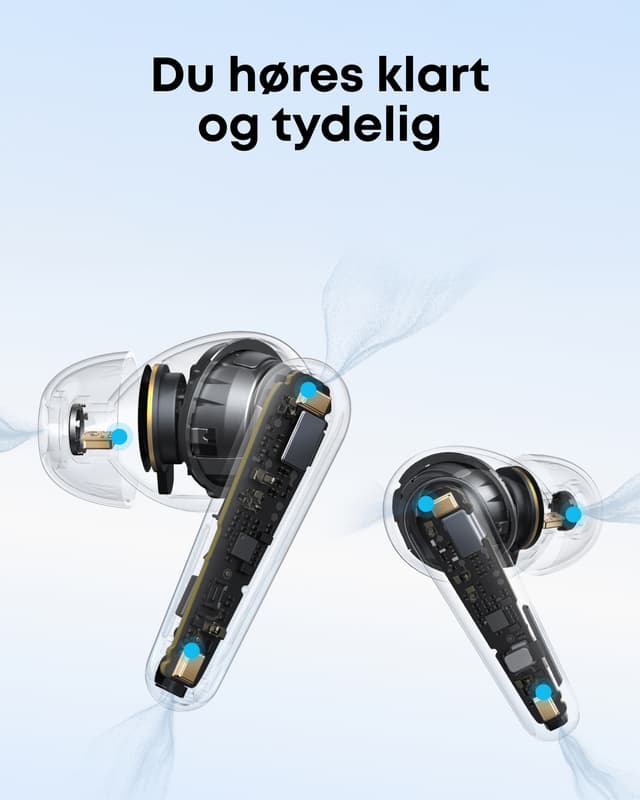 Soundcore Liberty 5 høres klart og tydelig