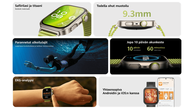 Huawei Fit 4 Pro - Todella ohut ja valmistettu kestävistä materiaaleista