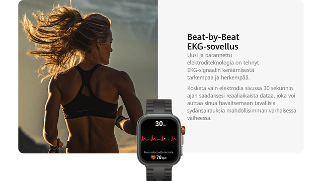 Huawei Fit 4 Pro – Elektrokardiogrammi (ECG)