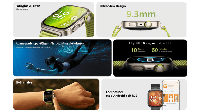 Huawei Fit 4 Pro - Ultra-slim design & robust materials