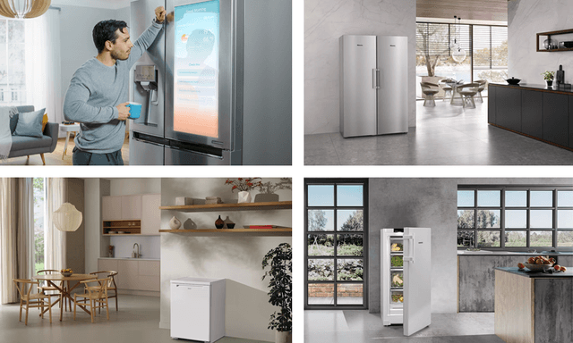 Smart appliences - MDA - Smart refrigerator - Collage of fridges