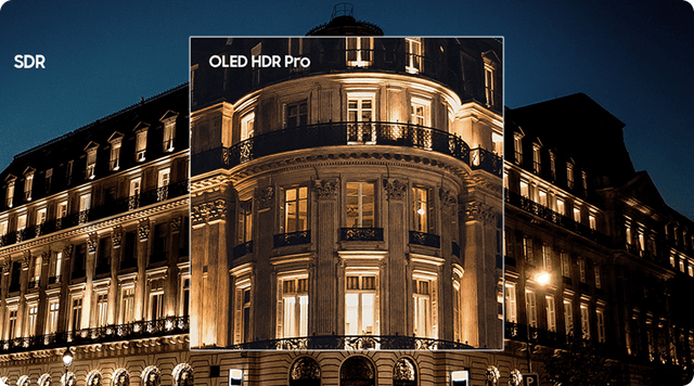 Samsung TV ja OLED HDR Pro -kuvanparannustekniikka