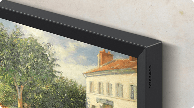 Samsung QN900F -televisio kauniisti muotoillulla metallikehyksellä