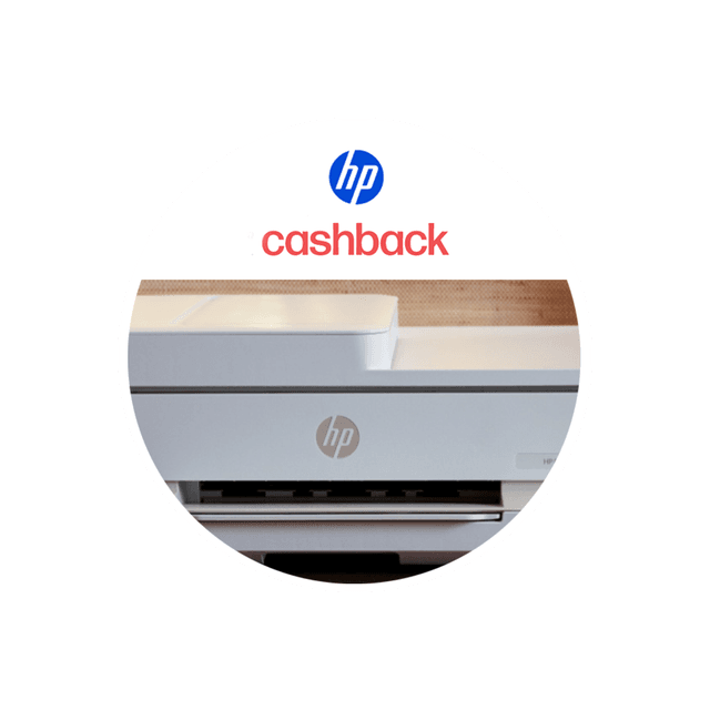HP - Tulostin - HP Printer Cashback -kampanjabanneri - Pallukka