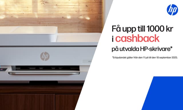 HP - Printer - HP Printer Cashback campaign banner