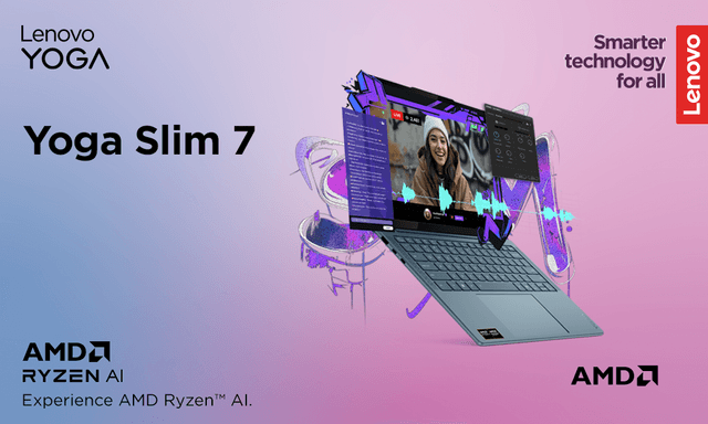Lenovo Yoga Slim 7 -kannettavan mainoskuva