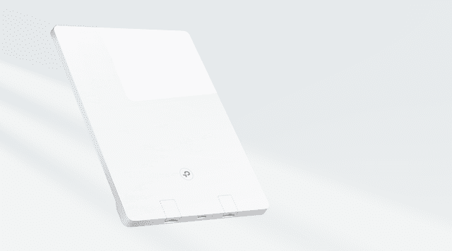 TP-Link Archer Air R5 - Erittäin ohut ja minimalistinen TP-link AX3000 Wi-Fi 6 Air reititin harmaalla taustalla