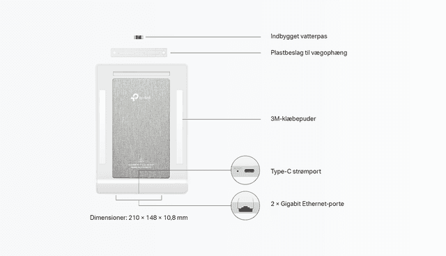 TP-Link Archer Air R5 - AX3000 Wi-Fi 6 Air Router - tekniske detaljer