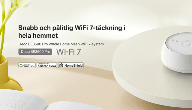 TP-Link - Datorer - Deco BE3600 Pro Whole Home Mesh WiFi 7-system - hero-banner