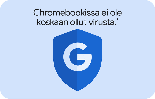 Chromebook on käyttäjäystävällinen ja turvallinen
