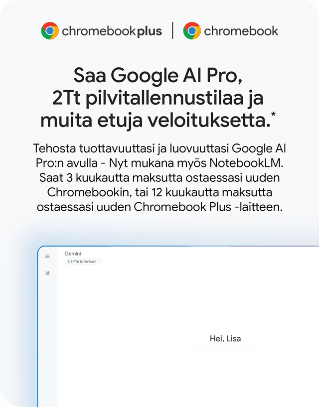 Tehosta tuottavuuttasi ja luovuuttasi Google AI Pron avulla