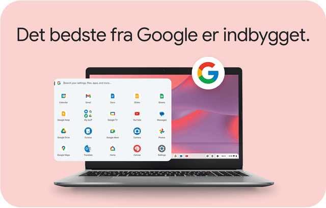 Chromebook giver dig de bedste Google-funktioner indbygget