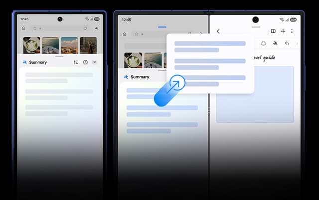 Writing Assist på Galaxy Z Fold7