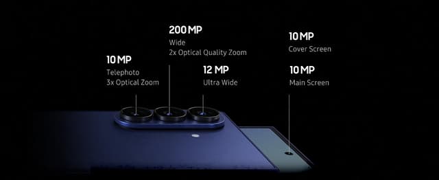 Galaxy Z Fold7 -älypuhelimen kamera