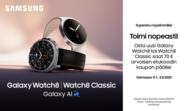Uusi Samsung Galaxy Watch8 -sarja on täällä!