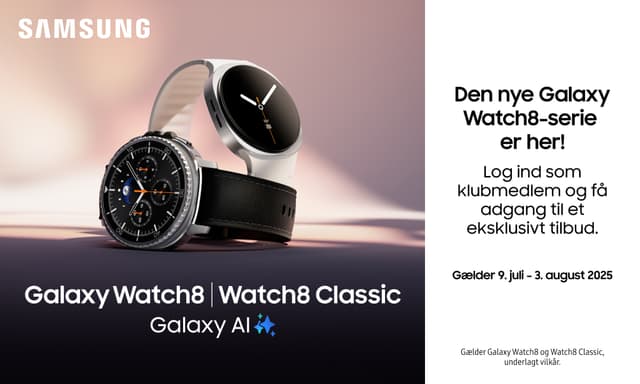 Den nye Samsung Galaxy Watch8 Series er her!