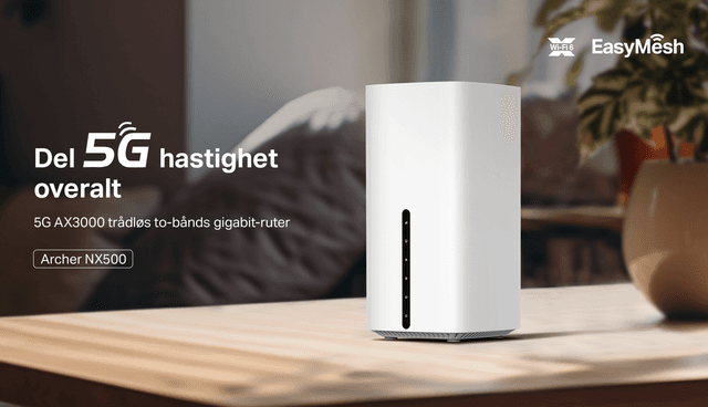 TP-Link Archer NX500 – 5G AX3000 Wireless Dual-Band Gigabit Router - hero banner