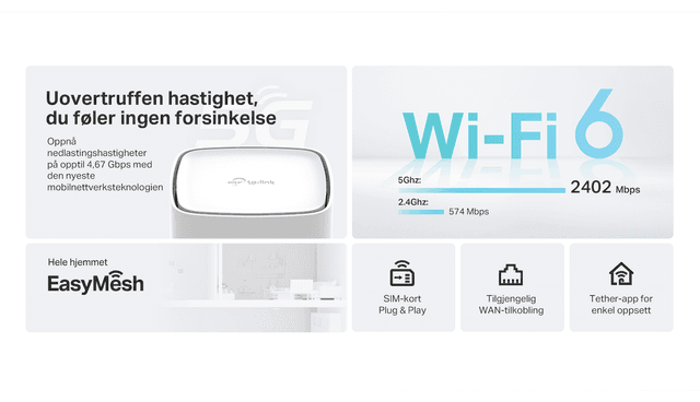 TP-Link Archer NX500 – 5G AX3000 Wireless Dual-Band Gigabit Router - key functions