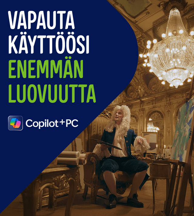 Copilot+ PC vapauttaa käyttöösi enemmän luovuutta