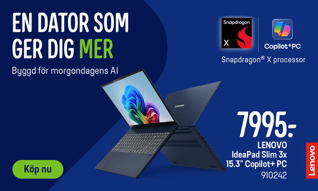 Lenovo IdeaPad Slim 3x – En dator som ger dig Mer