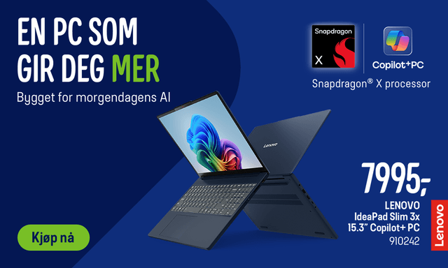 Lenovo IdeaPad Slim 3x – En PC som gir deg Mer