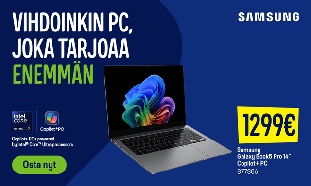 Samsung Galaxy Book5 Pro – PC, joka tarjoaa enemmän