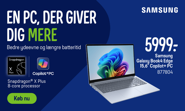 Samsung Galaxy Book4 Edge – En PC, der giver dig Mere
