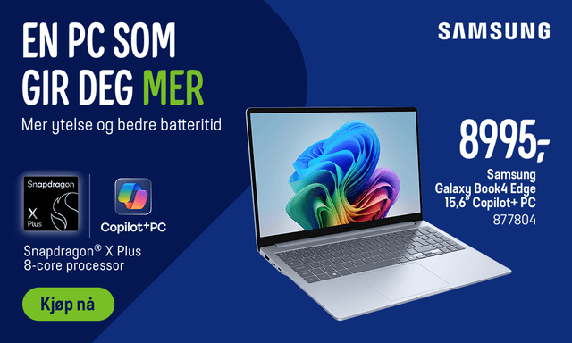 Samsung Galaxy Book4 Edge – En PC som gir deg Mer