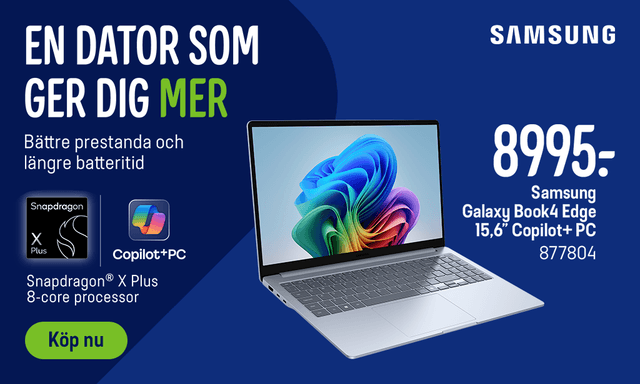 Samsung Galaxy Book4 Edge – En dator som ger dig Mer
