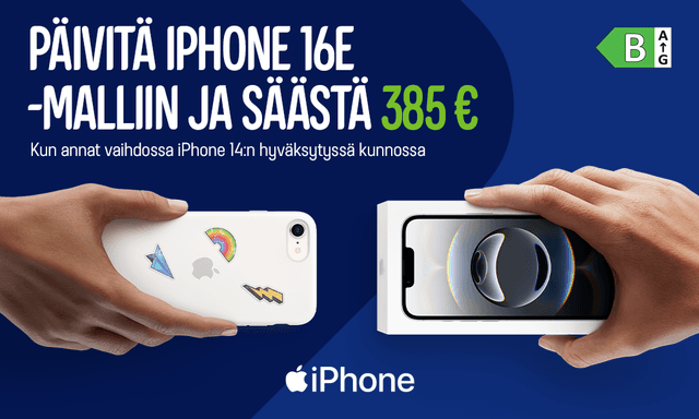 Päivitä iPhone 16E -malliin
