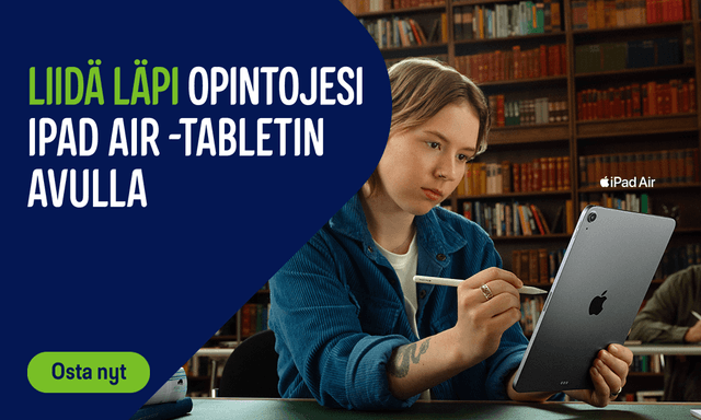 Liidä läpi opintojesi iPad Air -tabletin avulla