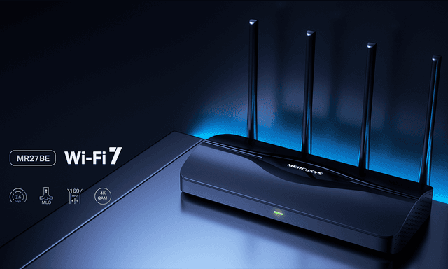 MERCUSYS BE3600 kaksikanavainen Wi-Fi 7 -reititin| MR27BE