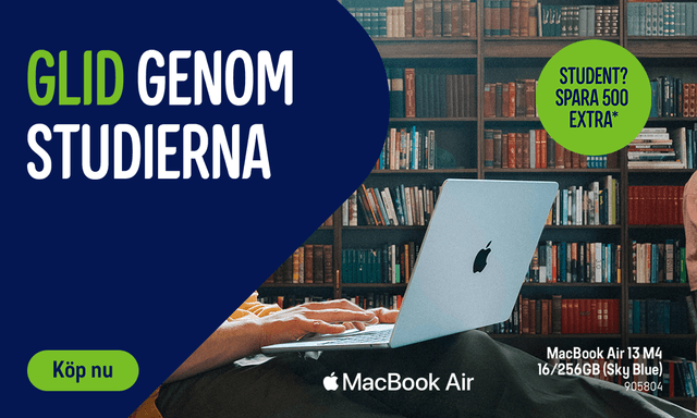 Glid genom studierna med MacBook Air
