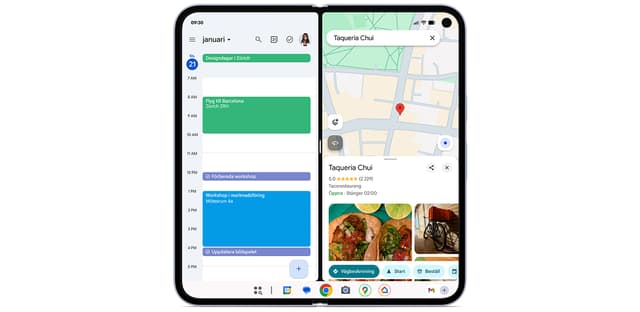 Google Pixel 10 Pro Fold - Split Screen