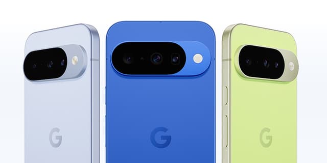 Google Pixel 10 in three trendy colours
