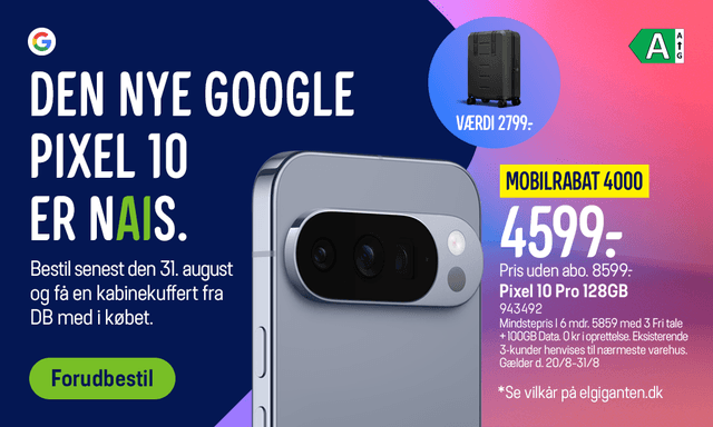 Den nye Google Pixel 10 er nAIs