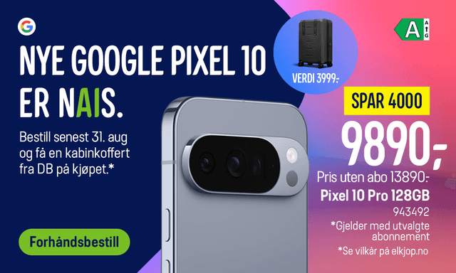 Nye Google Pixel 10 er nAIs